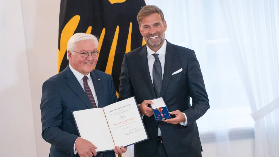 Jürgen Klopp erhält Bundesverdienstorden