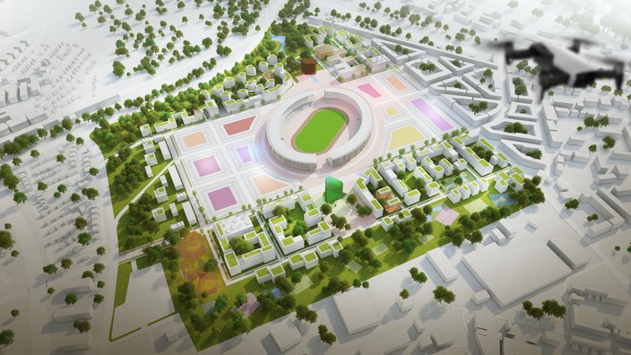 Pläne für temporäres NRW-Olympiastadion werden vorgestellt